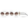 styleBREAKER 09020120 Women's Round Sunglasses with Tinted Polycarbonate Lenses and