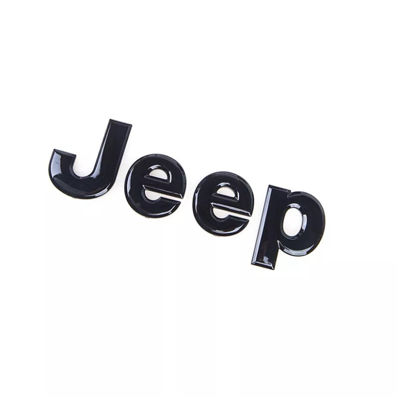 Mopar 14-20 Jeep Grand Cherokee Gloss Black Replacement Nameplate Emblem