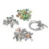 Charm Bracelet Making Kit Basic Bracelets Colored Beads Pendants Jewelry