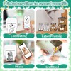 yerfkan Mini Smartphone Printer with 13 Rolls Printing Paper Mini