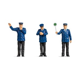 NOCH® Railway Personnel, Hand-Coloured Figures, 1:22.5 (G) for Model Railway and Dioramas