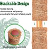 2 Pack 17 Inch Moss Pole, Stackable Moss Poles for