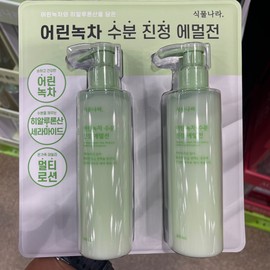 Plant Nara Young Green Tea Moisture Soothing Emulsion 200mlX2-Traders / 식물나라 어린녹차 수분진정 에멀전 200mlX2-트레이더스
