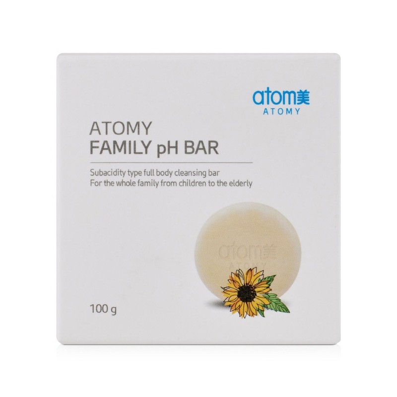 Atomy whole family slightly acidic bar 100g 3 packs /