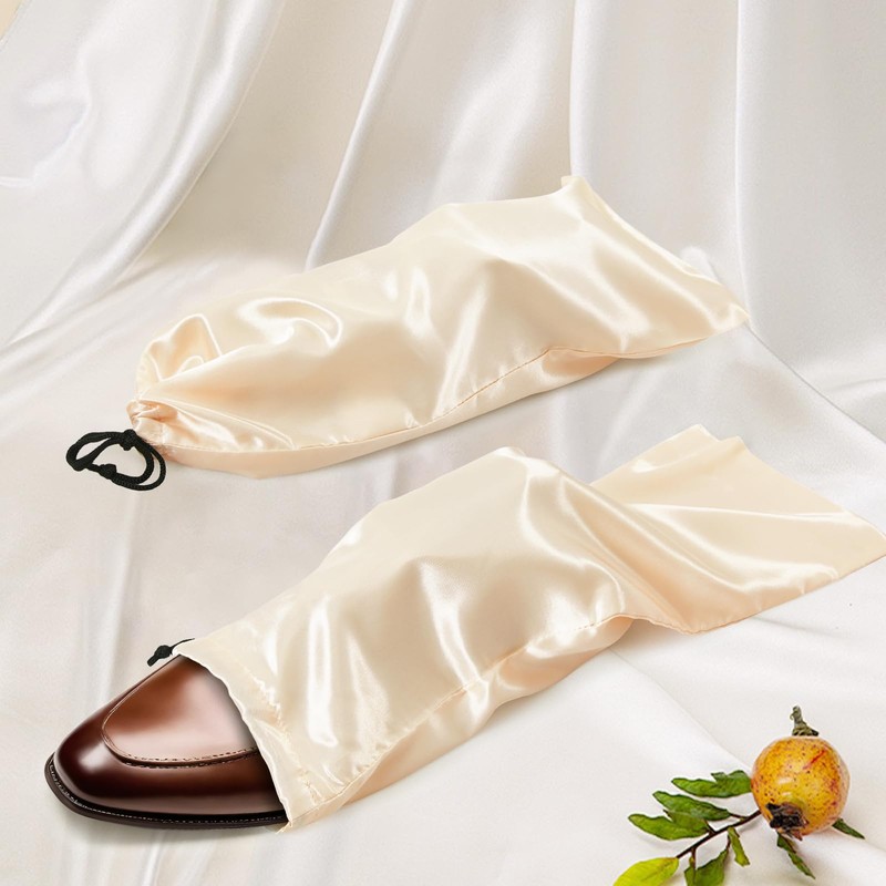 Ersmak 6 Pack Shoe Bags for Travel - Satin Shoe
