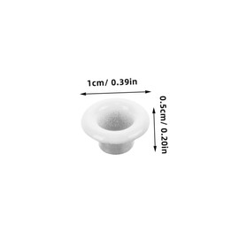 Gadpiparty 50pcs Metal Eyelets Grommets with Washers for DIY Projects Clothing Leather and Shoes Construction Easy Installation Versatile Use for Crafts and Repairs