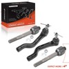 A-Premium Set of 4, Front Inner & Outer Tie Rod