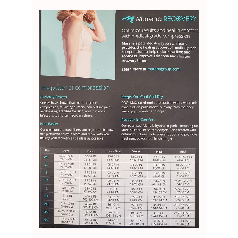Faja Marena Sfbhs2 (segunda Etapa) Post Quirúrgica (2XS)