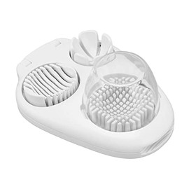 Cortador de Huevos Cocidos, Rebanador de huevo Cortadora de Huevo Dicer de Huevos Ahorro de Tiempo 3 Modos de Corte con Tapa para Sándwich Apto para Cortar Fresas, Champiñones, Kiwi