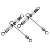 PATIKIL 3 Way Swivel 66lbs, 10 Pack Cross Line T
