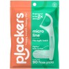 Plukers Micro Mint refresca el aliento, dental Flossers menta 90