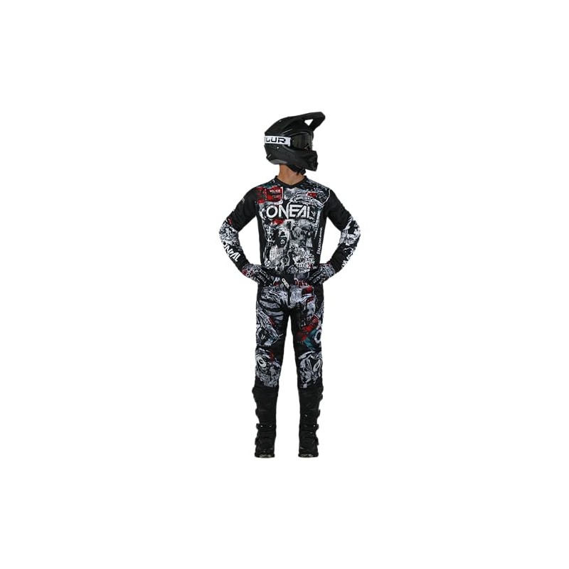 O'NEAL Element Attack Mens Jersey Black/White Medium