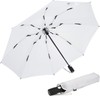 iX-brella Reverse Reverse Opening Fiberglass Pocket Umbrella with Coloured Spokes,