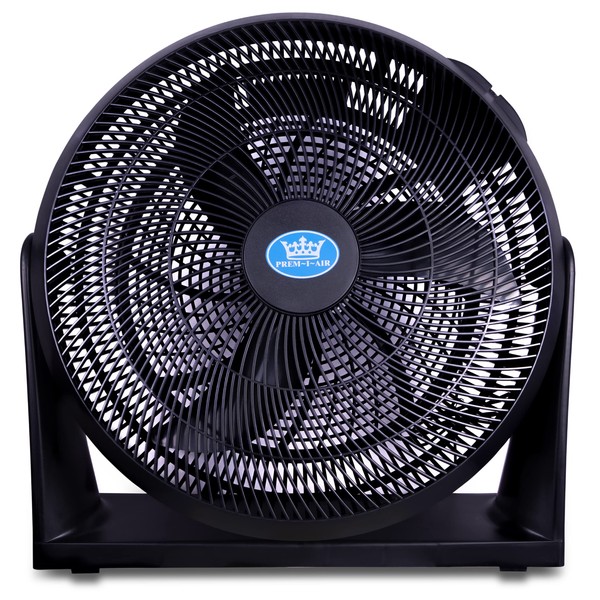 Prem-I-Air 40cm High Velocity Cold Air Circulator Adjustable Floor & Wall Fan with 3 Speed Settings