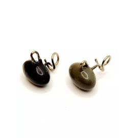 Unbranded Tungsten  Swing Head -  Add Your Own Hook - 1/4, Black
