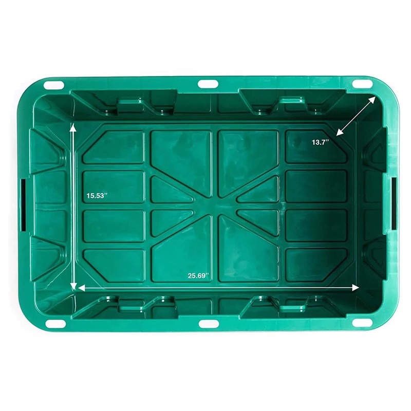 HOMZ 4427MXDC.02 Durabilt 27 Gallon Heavy Duty Impact Resistant Stackable