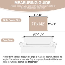 ALIECOM Gray Couch Cover for Dogs Washable Sofa Covers for 3 Cushion Couch Chenille Soft Throw Blanket Sofa Slipcover with Tassel L Shaped Sectional Cover Pet Furniture Protector (Grey, 71x142 Inch)