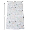 Moomin Double Gauze Fitted Sheet Baby Made in Japan Double