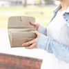 Blanpom BP-1031 Women's Long Wallet, Camellia Embossed Long Wallet, yellow