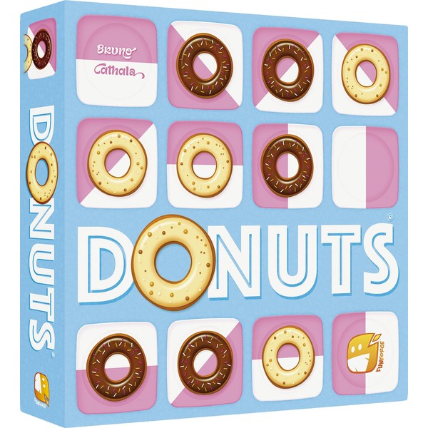 Asmodee - Funforge - Donuts - Jeux de société - Jeux de Plateaux - Jeux de stratégie - Jeux Adulte et Enfants à partir de 8 Ans - 2 Joueurs - Version française