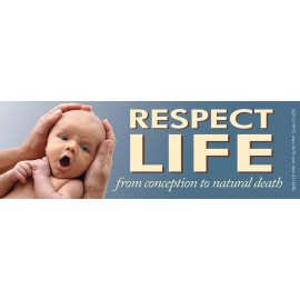 Heritage House '76 Respect Life Pro-Life Bumper Sticker