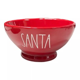 Rae Dunn "SANTA" Cereal Bowl