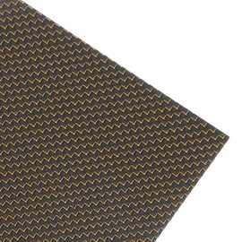sourcing map Carbon Fiber Sheet 240x240x2mm 3K Carbon Fiber Board with Metallic Threads Plain Weave Glossy Surface Laminate Plate Panel for Automotive, Cars, RC Models, Drones, DIY, Gold