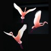 Flamingo Mobile Trio by John Perry Pink Pellucida.