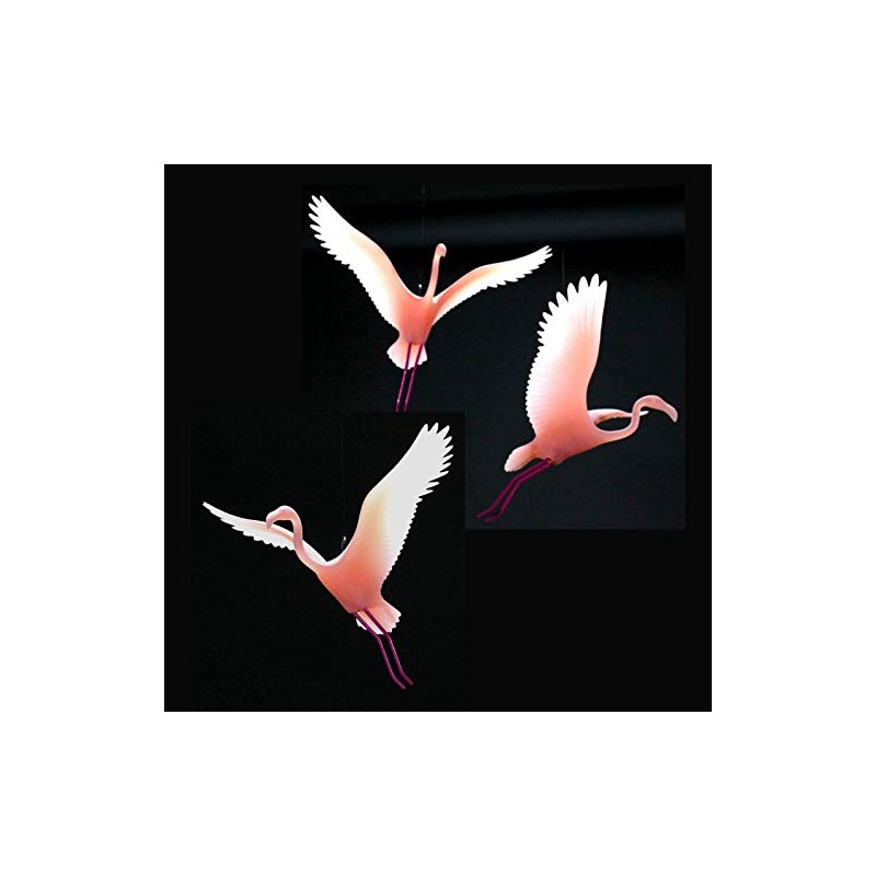 Flamingo Mobile Trio by John Perry Pink Pellucida.