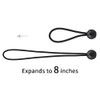 AOPRIE 30 Pack Bungee Balls, Black Ball Bungee Heavy Duty