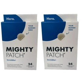 Mighty Patch 2x Mighty Patch Invisible+ Hydrocolloid Acne Pimple Patches 48 Count) Exp 2027