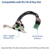 I/O Crest M.2 (B & M-Key) PCIe Interface Single Port