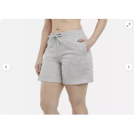 Danskin Ladies' Soft Active Short 2-pack, (Black/Light Gray Heather, XS) NWT