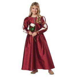 California Costumes Renaissance Princess, Child Costume, Large,Burgundy