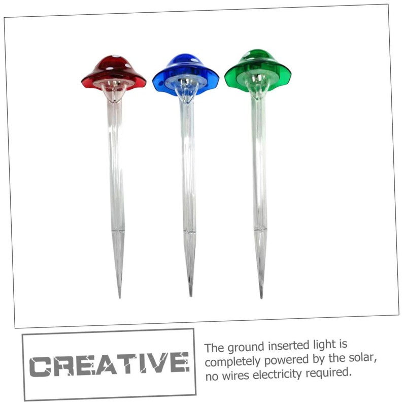 OSALADI Mushroom Lamp Mushroom Pathway Light Outside Solar Lights Pathway