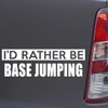 Custom Brother - I'd Rather BE Base Jumping White Color