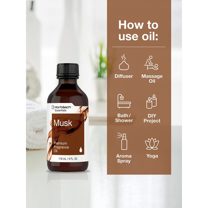 Horbäach Musk Fragrance Oil | 4 fl oz (118ml) |