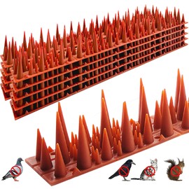 Concy Bird Spikes for Deterring Unwanted Birds, 10 PC (Brown)