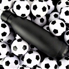 eBuyGB Metal Water Bottle 790ml Stainless Steel Leakproof Drinks Bottle Reusable BPA Free Matt Water Bottles - Travel Cup for School, Gym, Outdoor, Yoga & Sports - Black (Pack of 1)