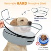 Supet Raised Inflatable Dog Cone Alternative Collars for After Surgery,