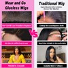 Wear and Go Glueless Bob Wig Human Hair Pre Plucked
