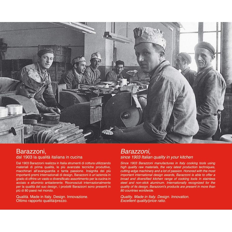 Barazzoni Lid, Line Tummy, 18/10 Stainless Steel 18 cm steel