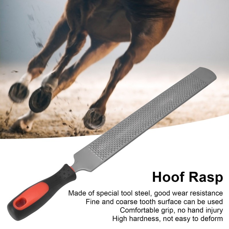 Horseshoe File Low Alloy Tool Steel Solid Hardness Shoeing Rasp