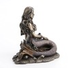 VERONESE DESIGN 6 Inch Tall Enchanted Song Mermaid Stting On