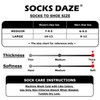 Socks Daze 2 Pack Women's Warm Thermal Socks Size 9-11,