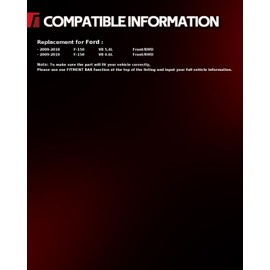 Torchbeam 515117 Front Wheel Bearing & Hub Assembly Replacement for F-150 2009-2010 1 PC