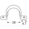 SANEI PR60-20 Plumbing Parts Saddle Band Inner Diameter 1.0 inches