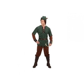 Robin Hood Oberteil Hose Gürtel Hut, Größe:54-56