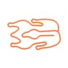 100pcs Paper Clips Cute Duck Shaped Decorative Metal Paperclips with