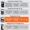 KRUPS: Simply Brew 5 Cup Coffee Maker, Cold Brew, Drip
